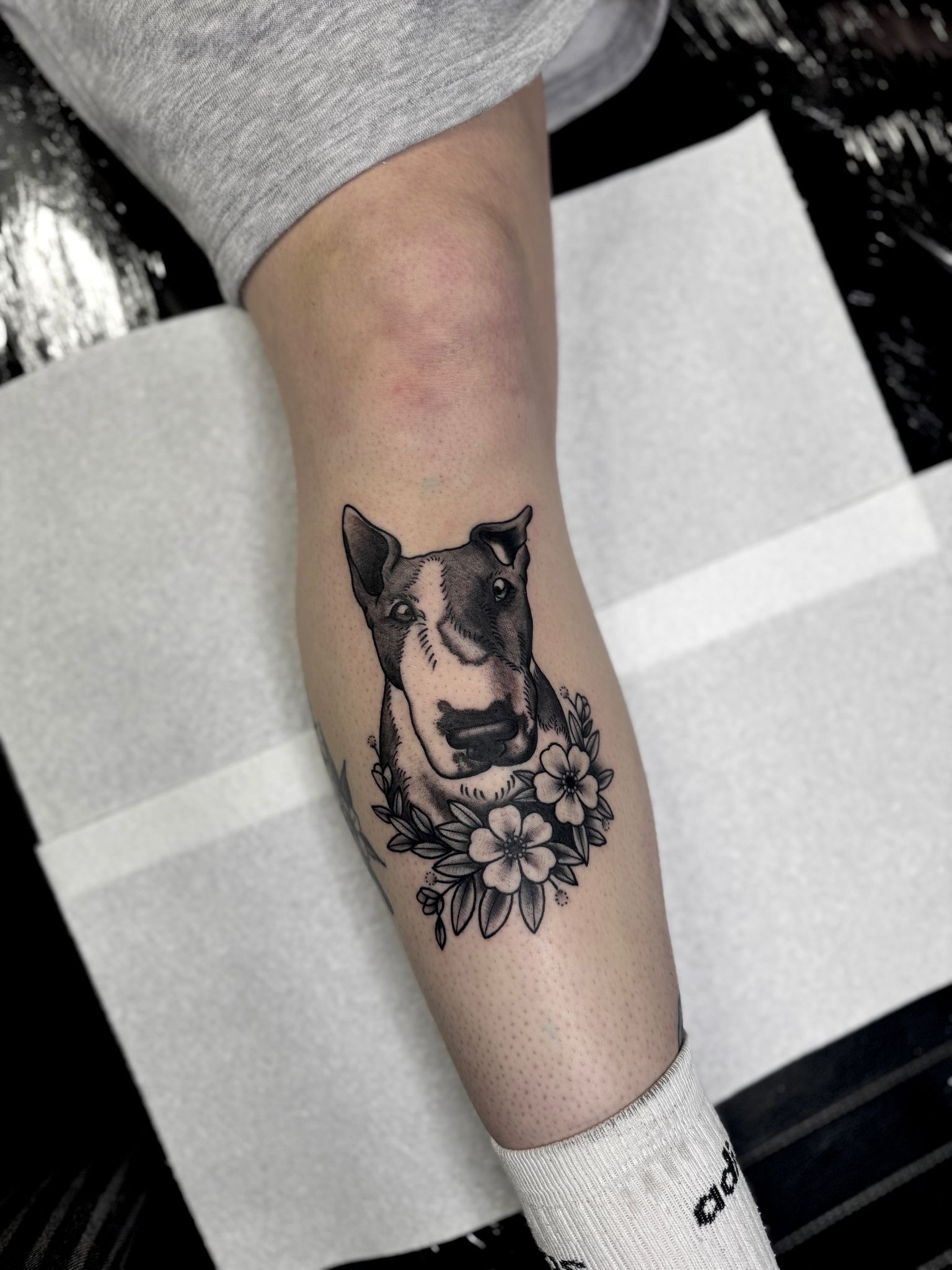 pet portrait tattoo